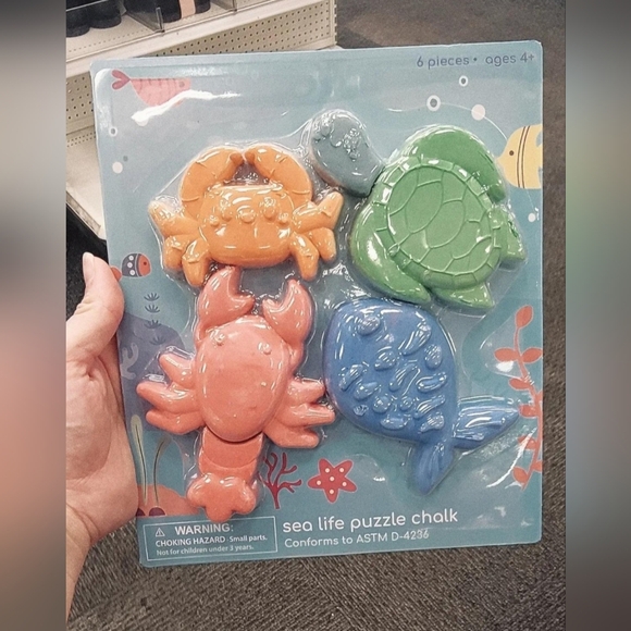 Other - 3 Packs Chalk Sea Life